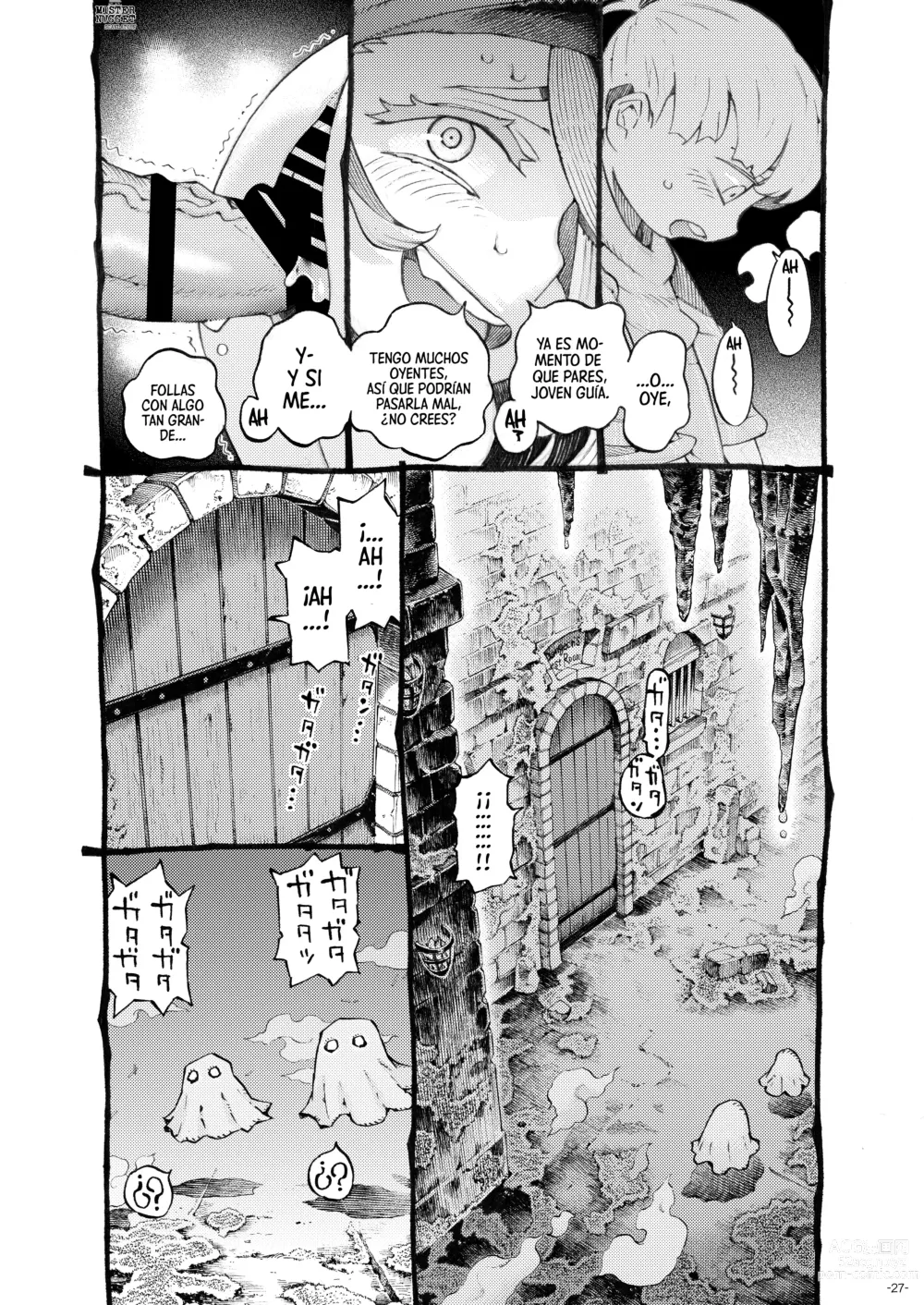 Page 27 of doujinshi La Steamer De Laberinto, Slime Tofu, Quiere Ser Follada En El Laberinto