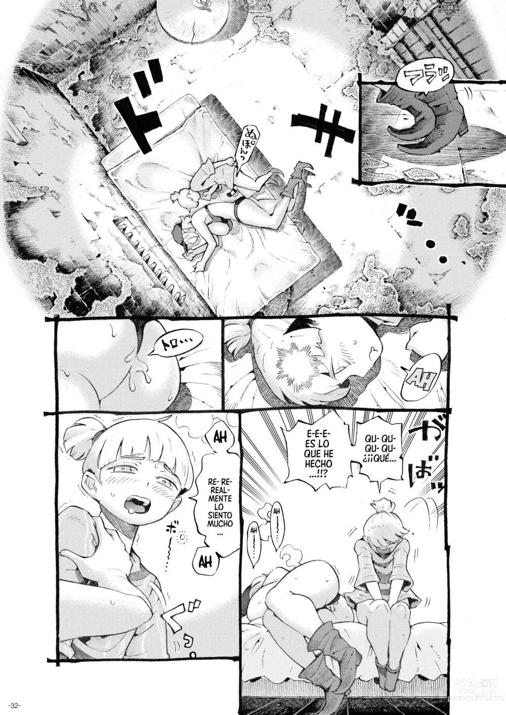 Page 32 of doujinshi La Steamer De Laberinto, Slime Tofu, Quiere Ser Follada En El Laberinto