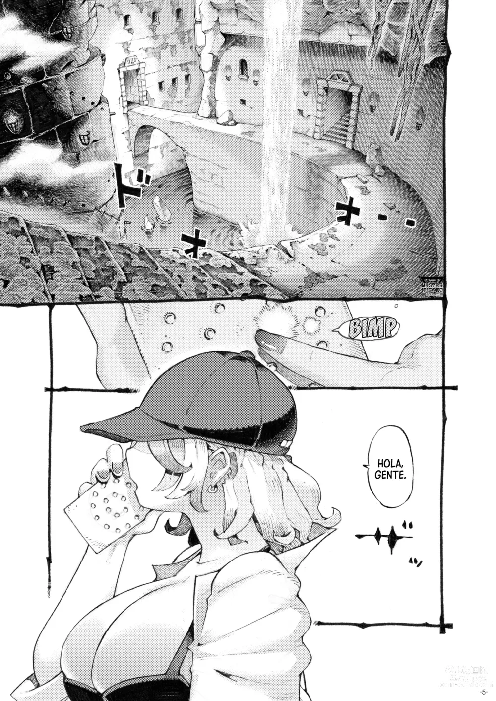 Page 5 of doujinshi La Steamer De Laberinto, Slime Tofu, Quiere Ser Follada En El Laberinto