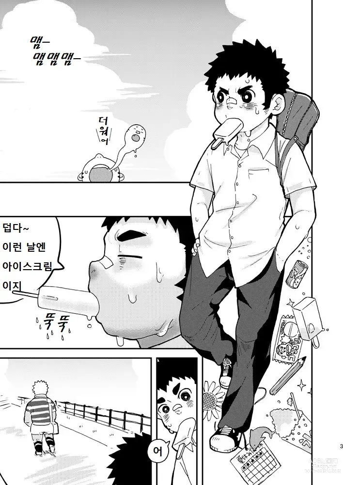 Page 3 of doujinshi 땀투성이 응원!!