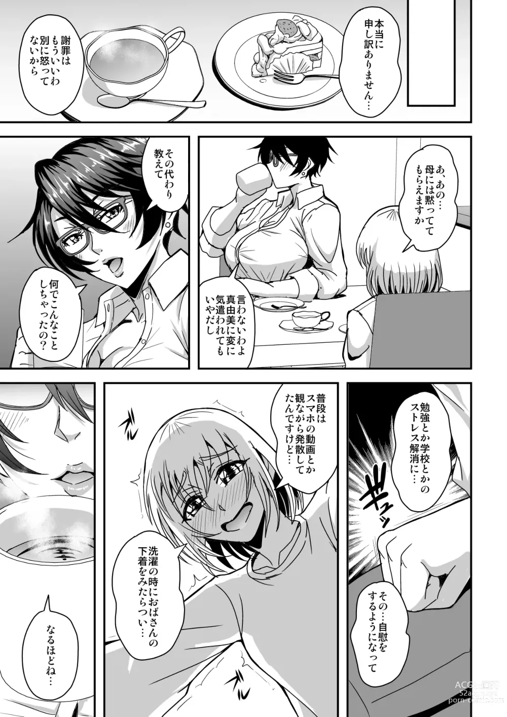 Page 8 of doujinshi Arofour Dokushin BariCare Oba-san ga Yuujin no Musuko demo Aru Toshishita Danshi to no Kankei ni Hamaru Hanashi