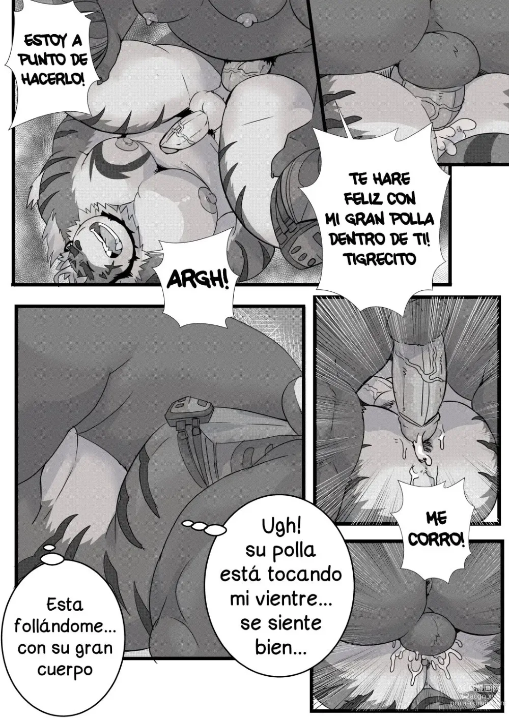 Page 14 of doujinshi Hombretigre