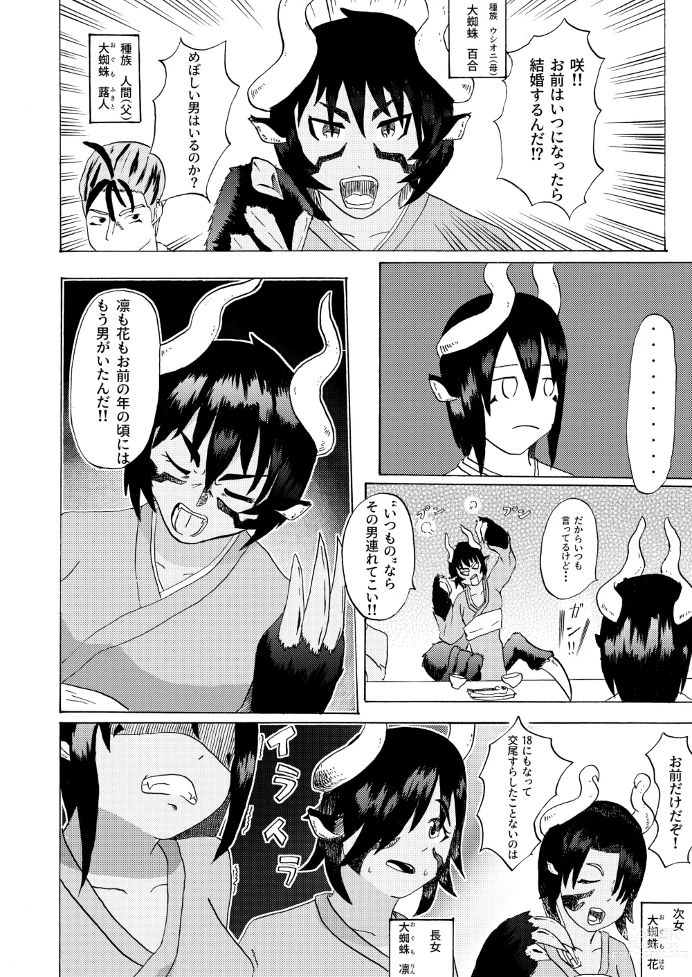 Page 6 of doujinshi Boku to Mamono no Naresome-Banashi Ushi-Oni-hen