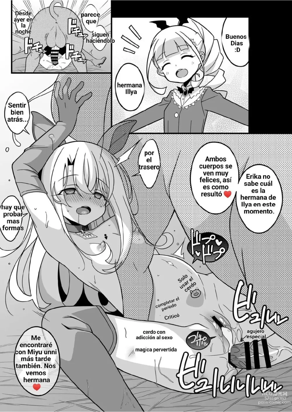 Page 8 of doujinshi Nos han cambiado de cuerpo