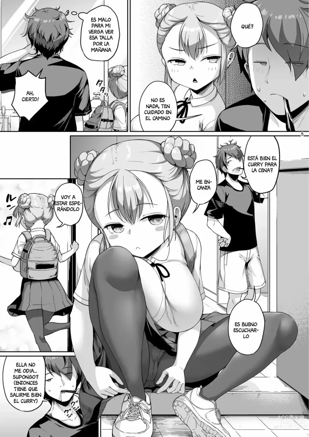 Page 4 of doujinshi Kyonyuu no Oyako ni Osewa ni Nattemasu. 1-2