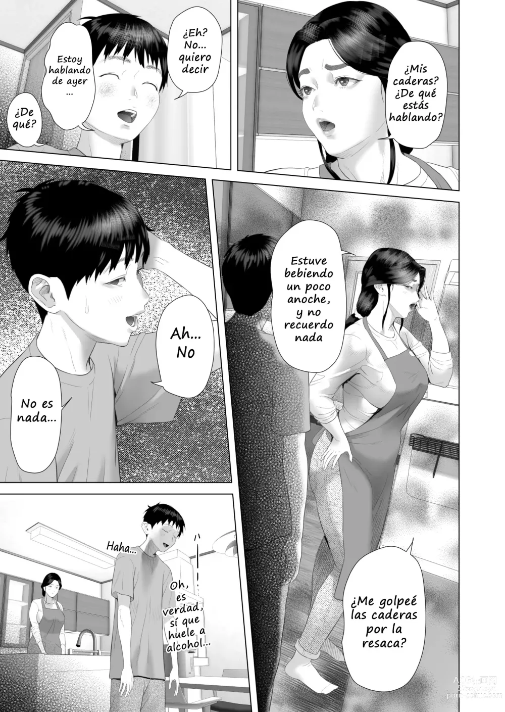 Page 43 of doujinshi Neighborhood Seduction The Story About How I Came To Be Like This With My Mother 4 - Punishment Volume