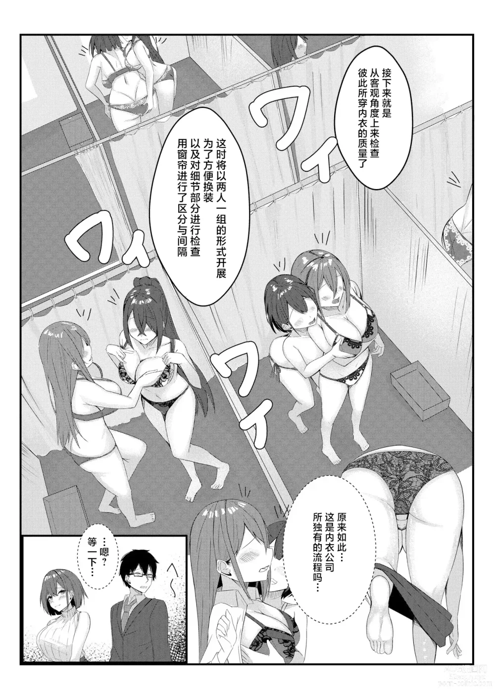 Page 24 of doujinshi Kyou kara Ladies Shitagi Brand no Producer o Makasaremashita.