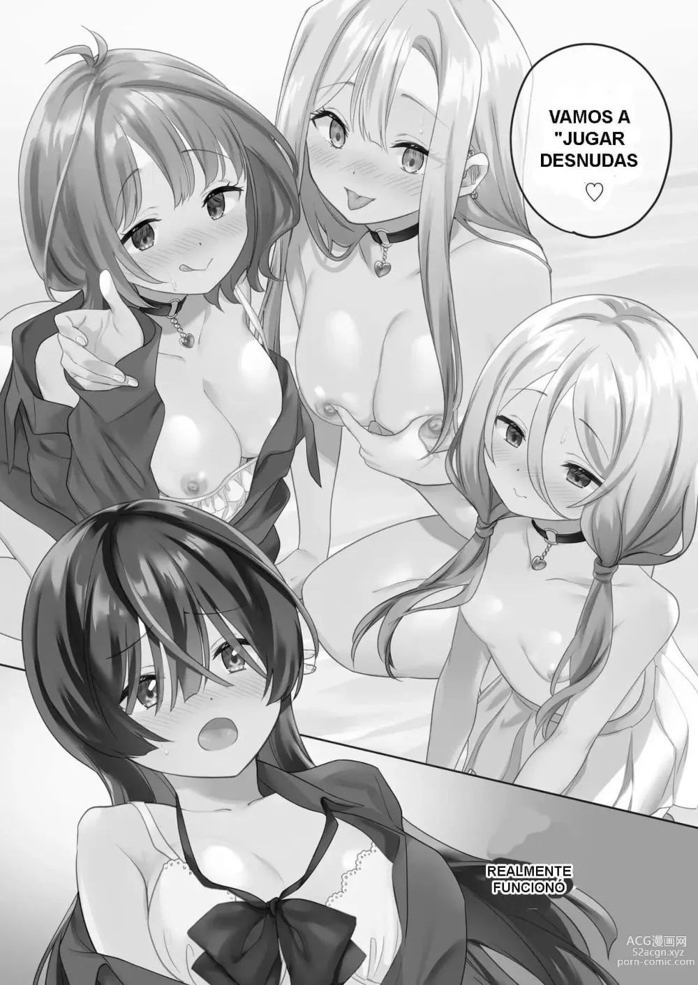 Page 3 of doujinshi Minna de Ecchi na Yurikatsu Appli ~Ee!? Kono Naka ni Kakattenai Musume ga Iru!?~