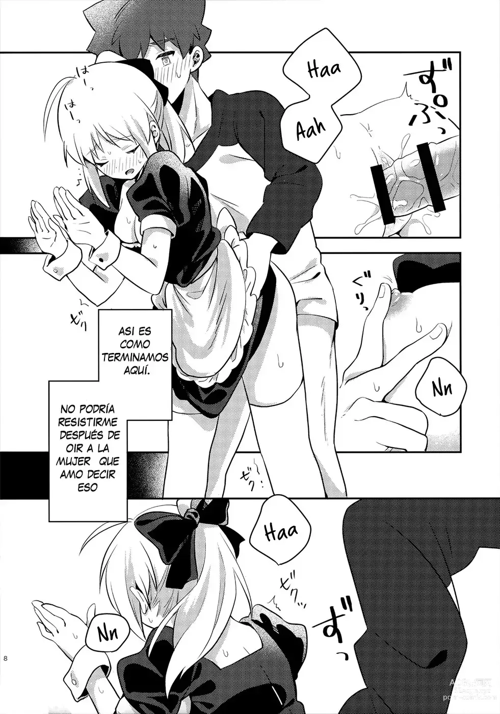 Page 7 of doujinshi Maid xxx Shinai to Derarenai Heya