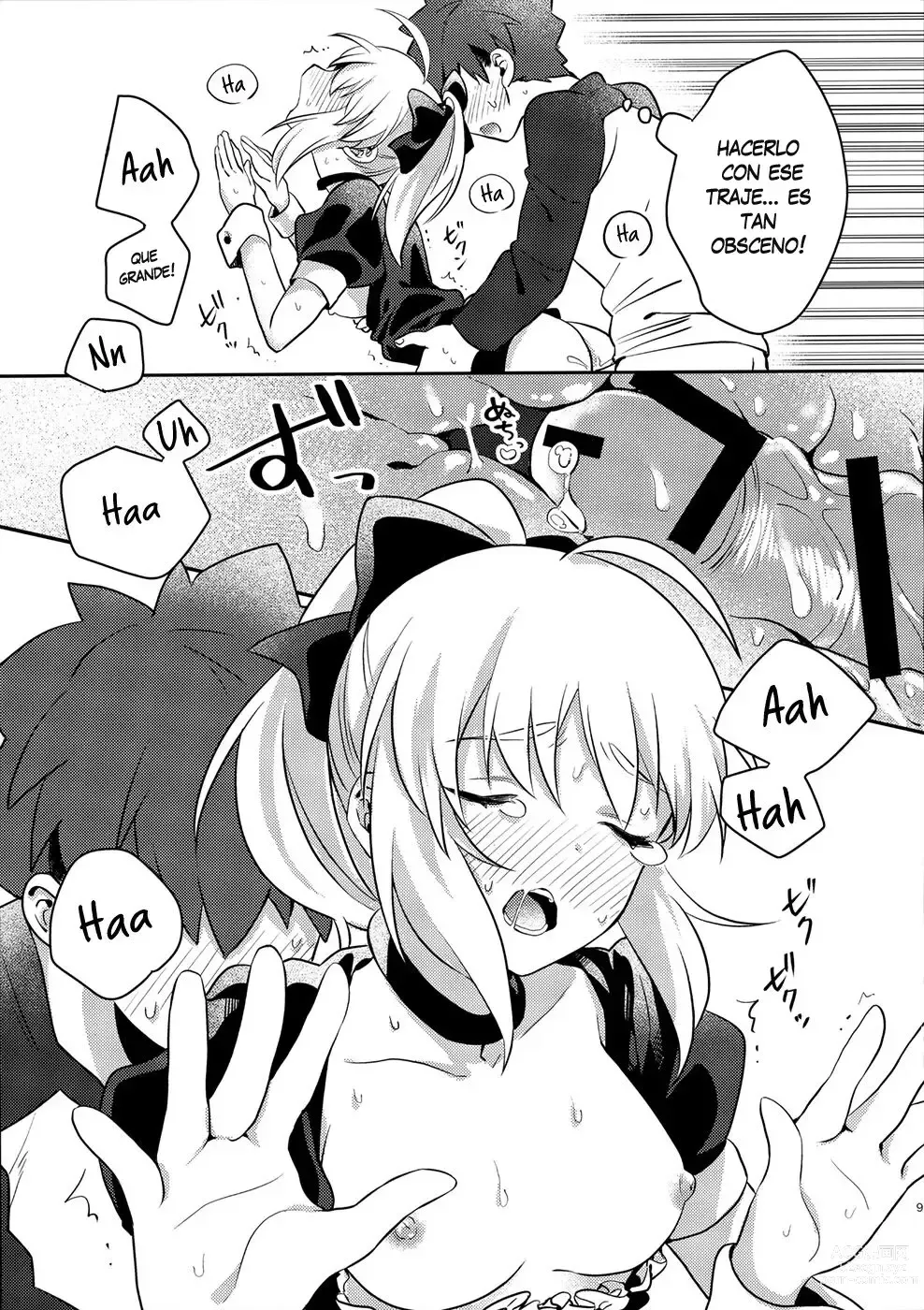 Page 8 of doujinshi Maid xxx Shinai to Derarenai Heya