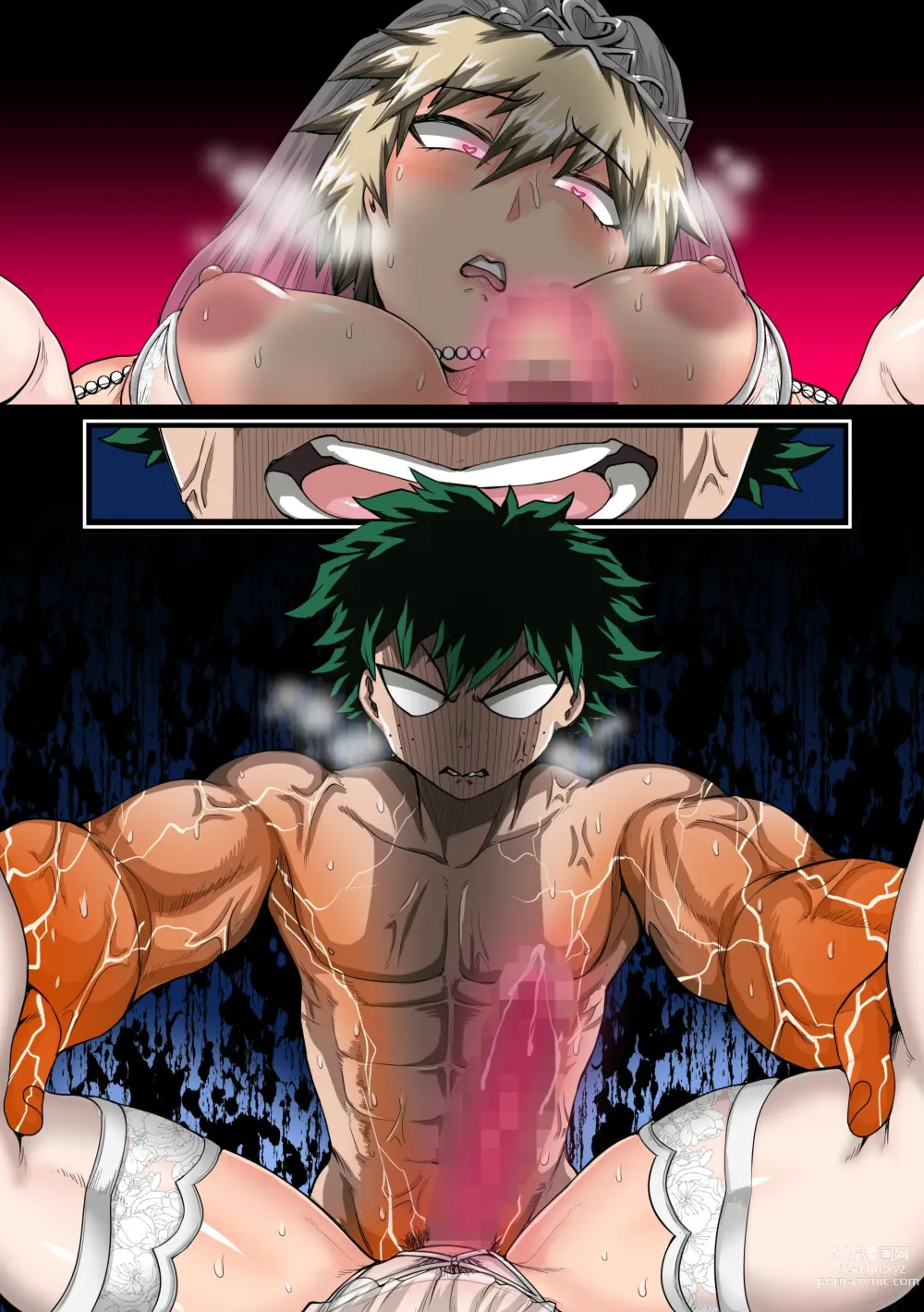 Page 101 of doujinshi Boku no Harem Academia Ch. 7.3 Bakugou Mama to no Natsuyasumi Kouhen Ge