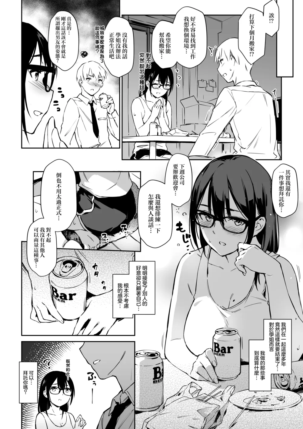 Page 3 of doujinshi Commushou Senpai to no Shakou (SEX) Simulation