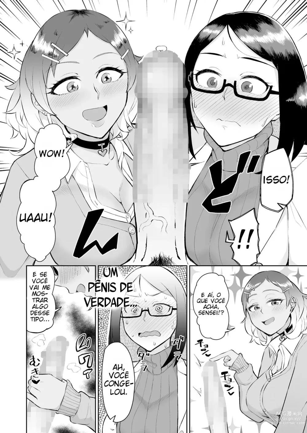 Page 7 of doujinshi Sendo espremido na enfermaria por uma gyaru e uma enfermeira virgem