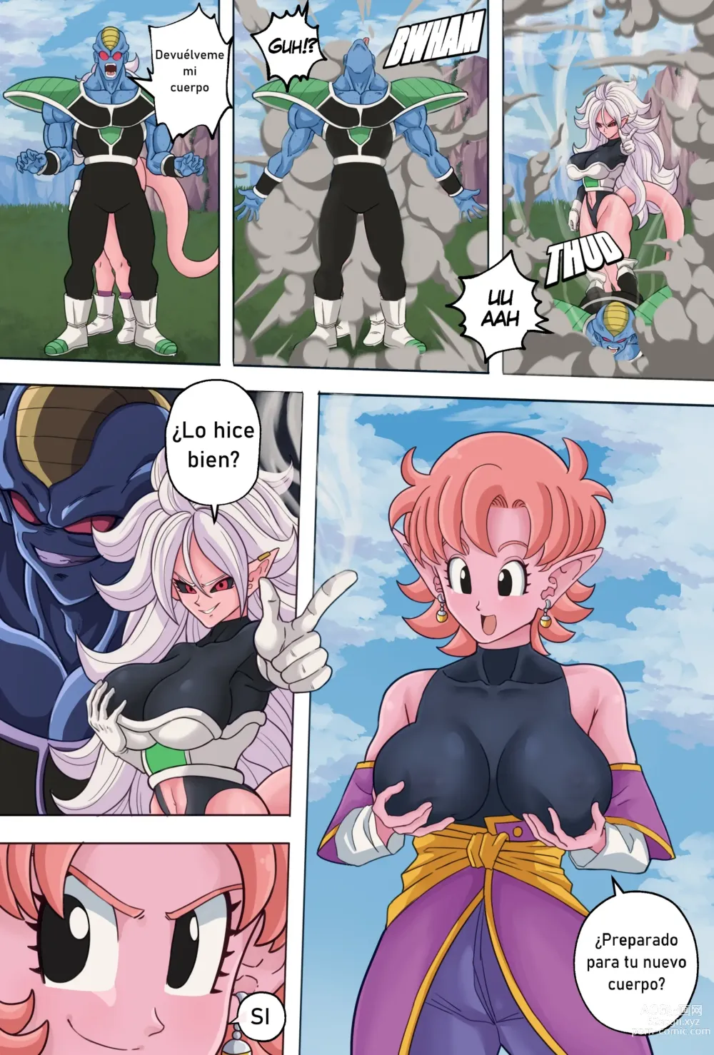 Page 4 of doujinshi AxlexCima: The Ginyu Saga! Pt.7!