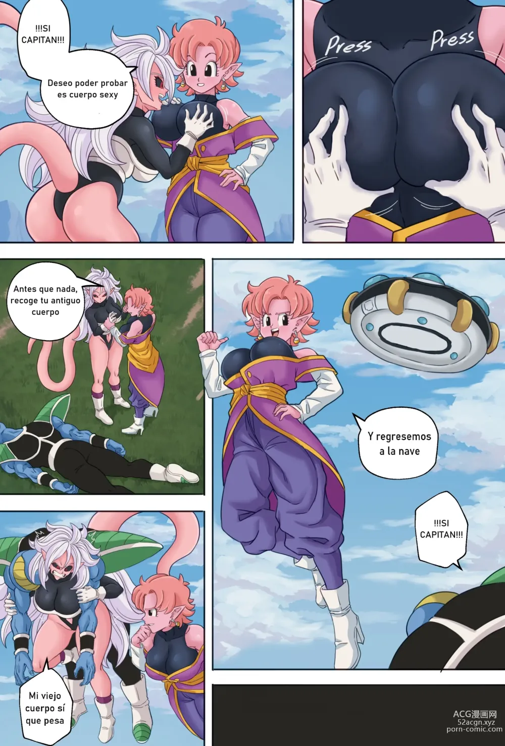 Page 5 of doujinshi AxlexCima: The Ginyu Saga! Pt.7!