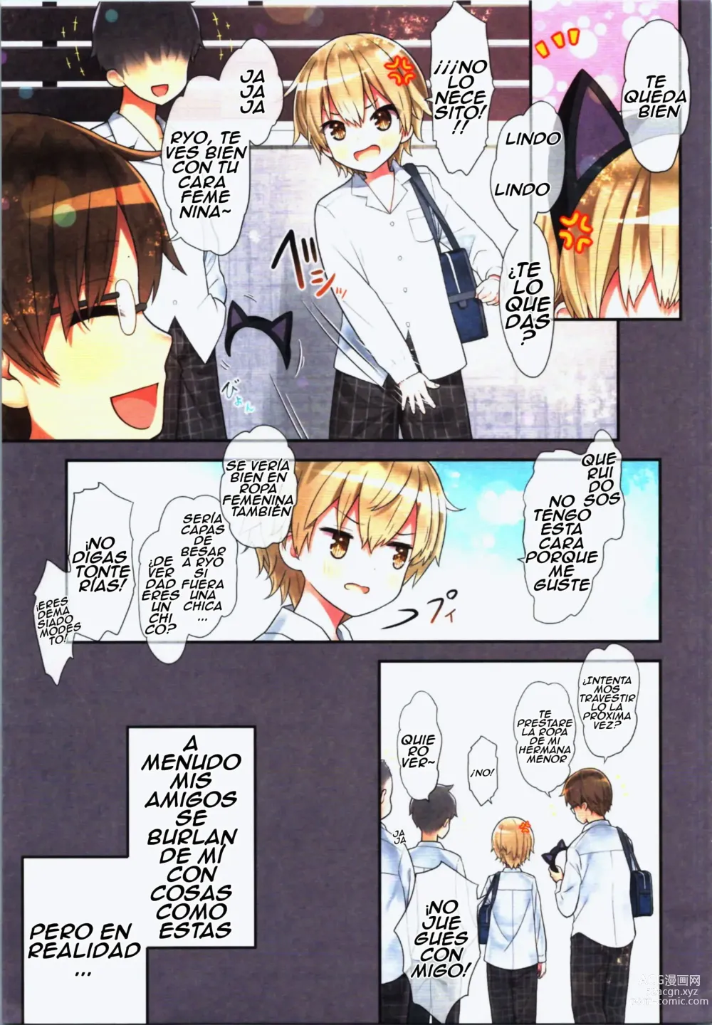 Page 3 of doujinshi TS Shoujo Ryou-chan no Mesu Ochi