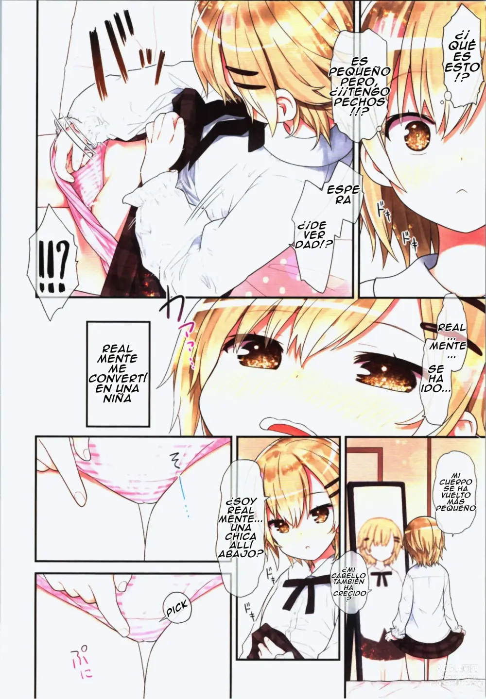 Page 6 of doujinshi TS Shoujo Ryou-chan no Mesu Ochi