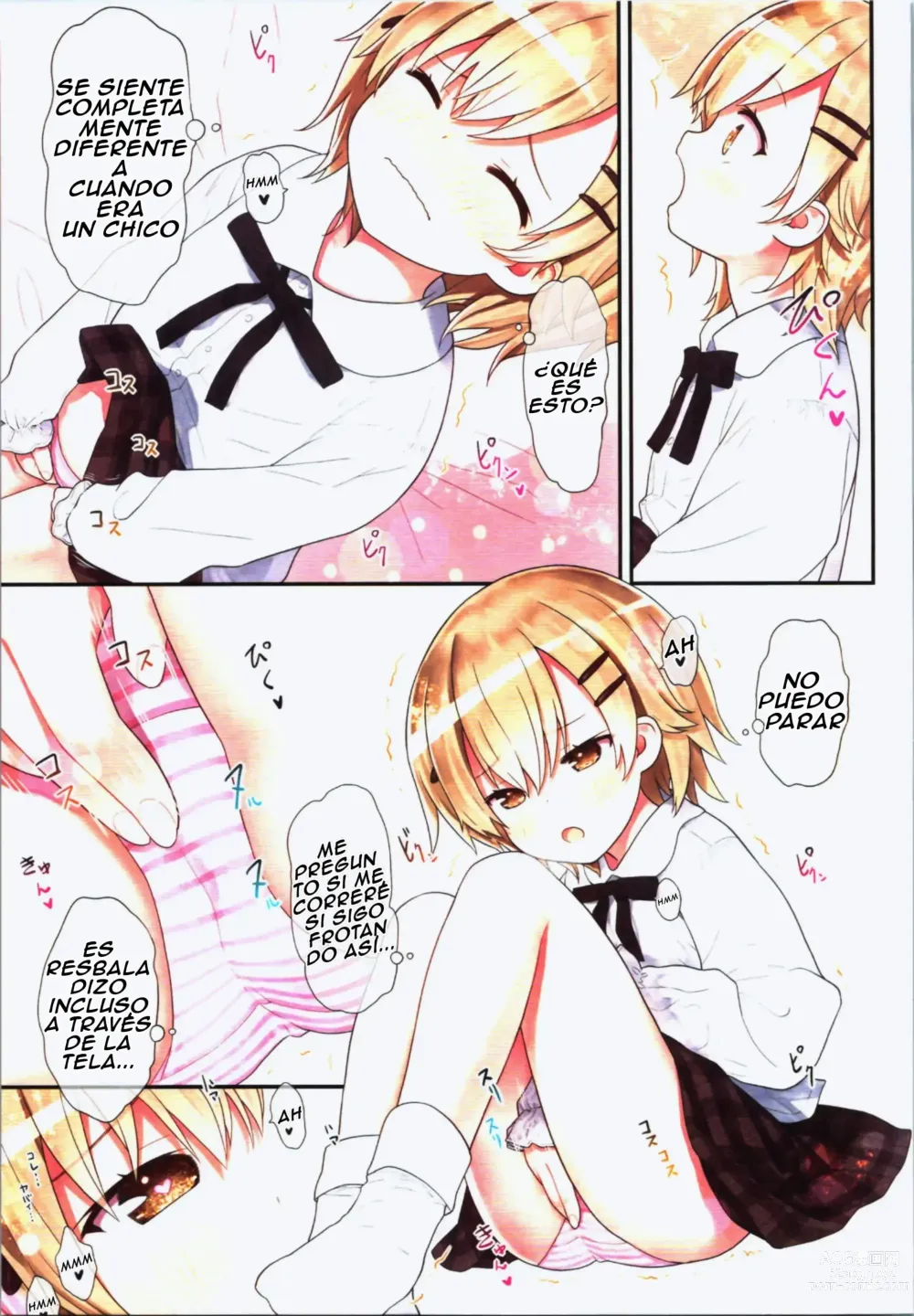 Page 7 of doujinshi TS Shoujo Ryou-chan no Mesu Ochi