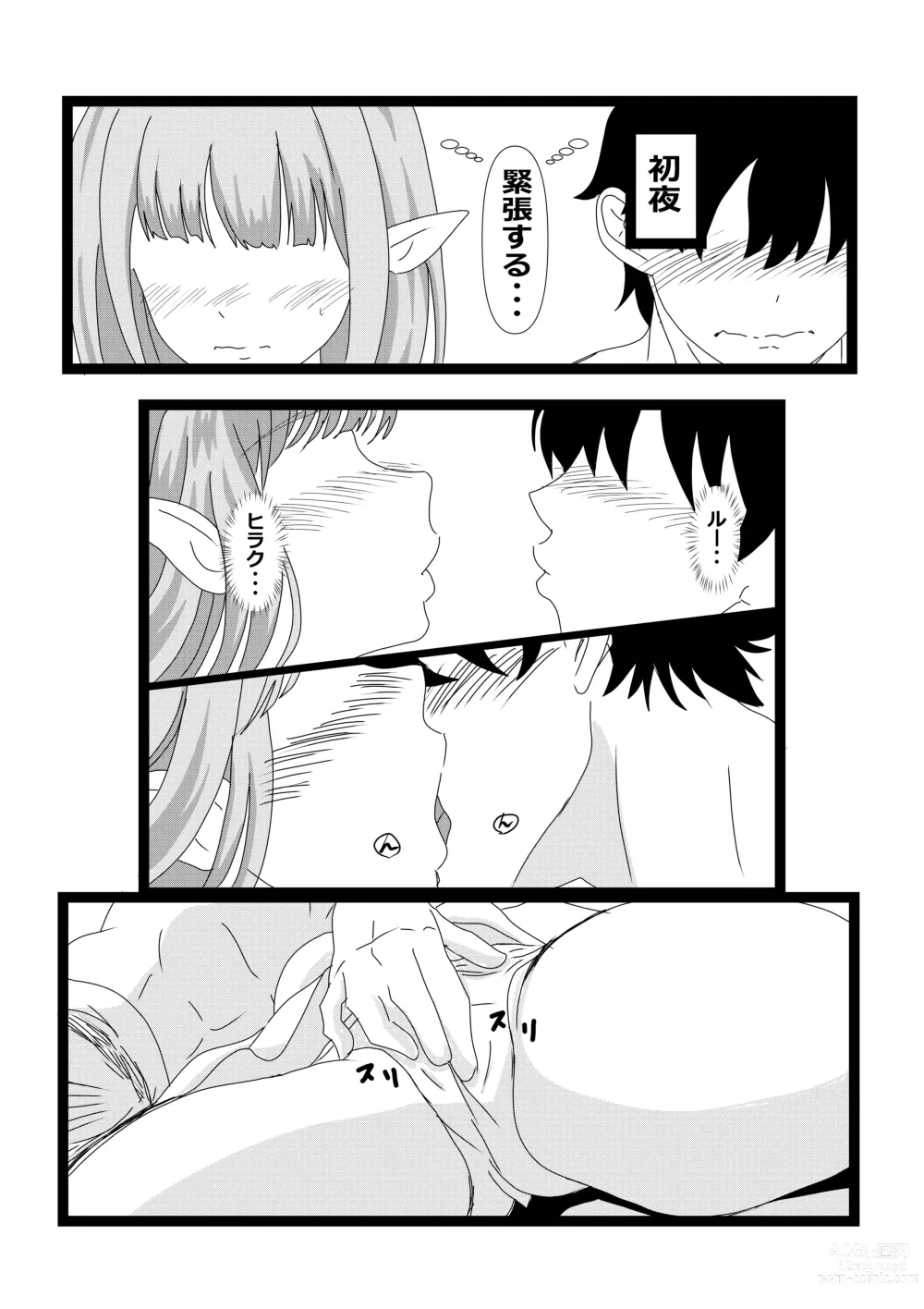 Page 10 of doujinshi Non Non Nonbiri Isekai Nouka Harem