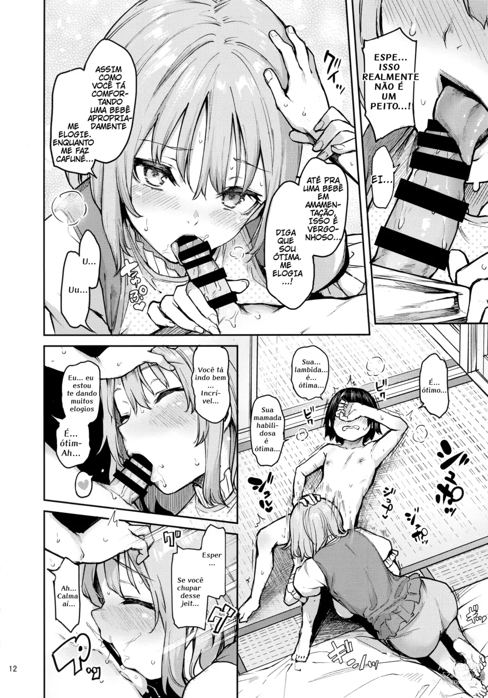 Page 11 of doujinshi Eu virei uma bebê