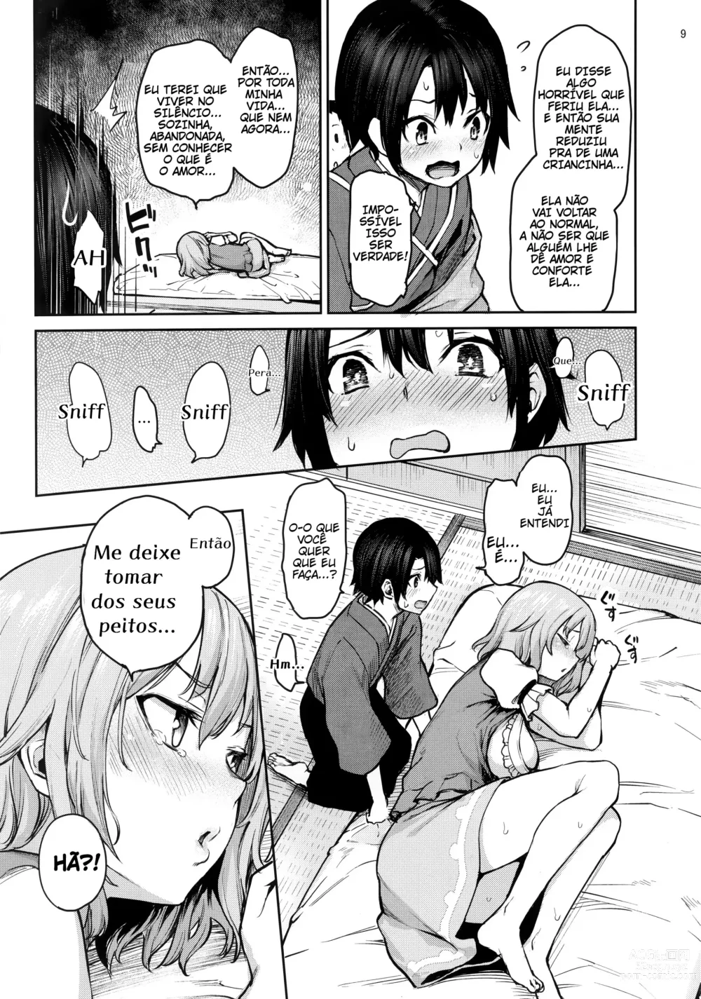 Page 8 of doujinshi Eu virei uma bebê