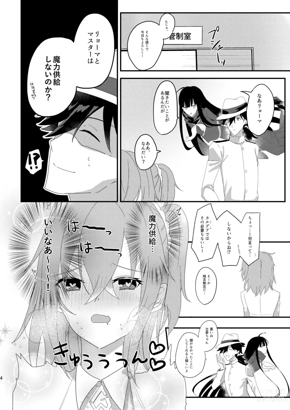 Page 3 of doujinshi Ryouma-san to Business Ecchi Suru Hon