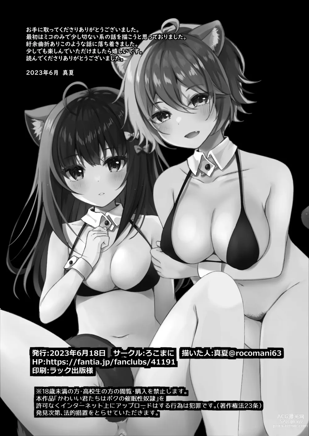 Page 39 of doujinshi Kawaii Kimi-tachi wa  Boku no Saimin -OnaPet-