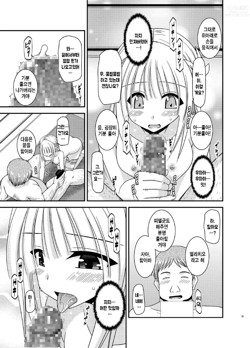 Page 34 of doujinshi Iseijin to no Sex wa No Count dakara...