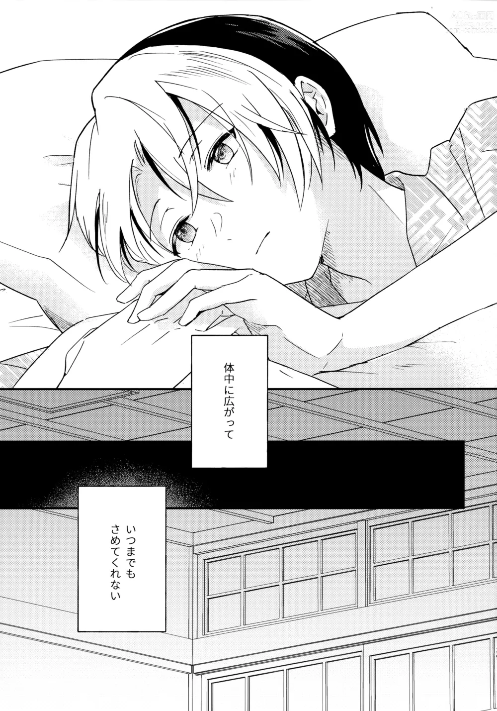 Page 28 of doujinshi Samenai Netsu wa yoi no Iro