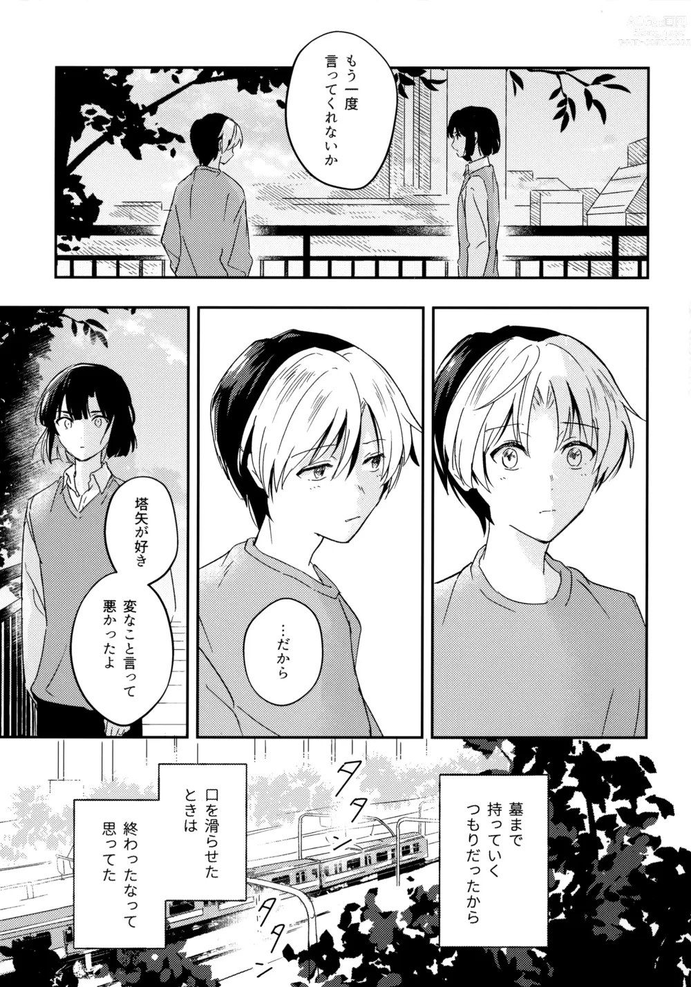 Page 4 of doujinshi Samenai Netsu wa yoi no Iro