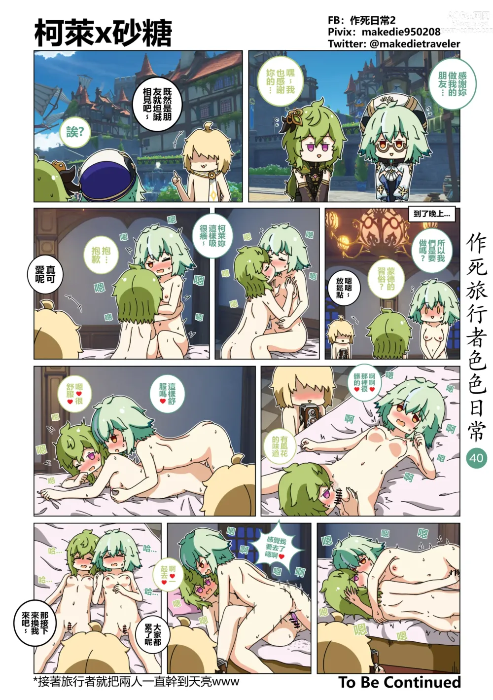 Page 42 of doujinshi 作死旅行者色色日常篇