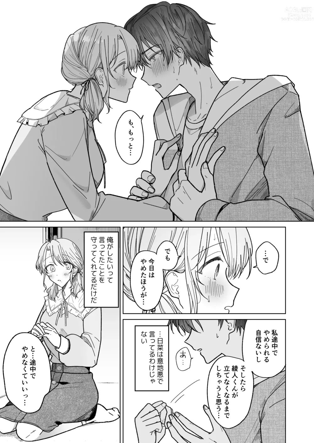 Page 46 of doujinshi Ayato-kun wa Doushitai? ~Cool na Kareshi wa Semerareru no ga Hazukashii!~