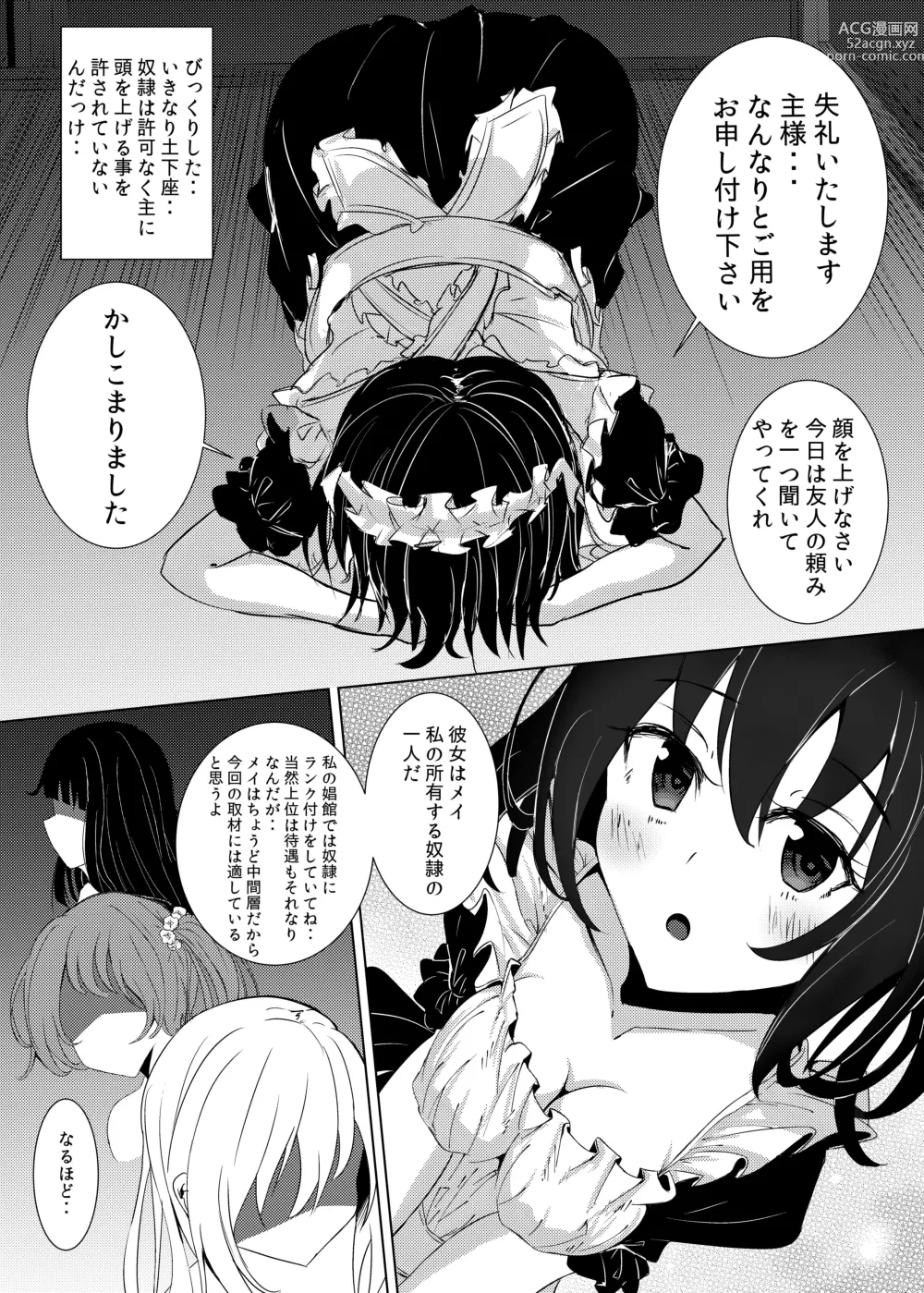 Page 4 of doujinshi Dorei Shoufu no Nichijou