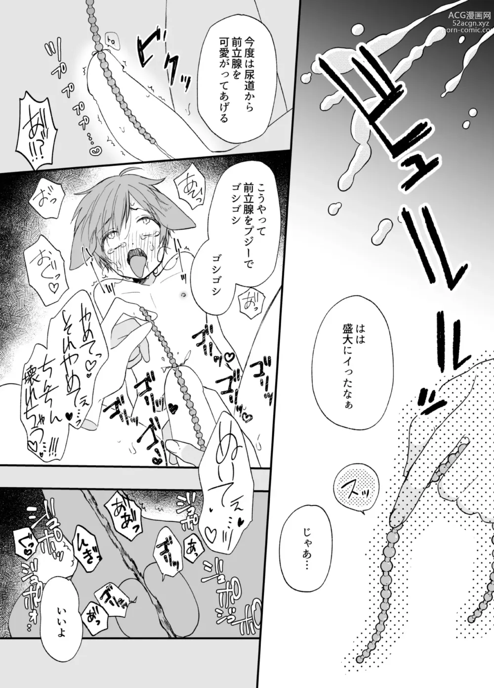 Page 17 of doujinshi Suterareta Kemonohito ga Hirowarete mesuka Choukyou de Pet ni naru hanashi