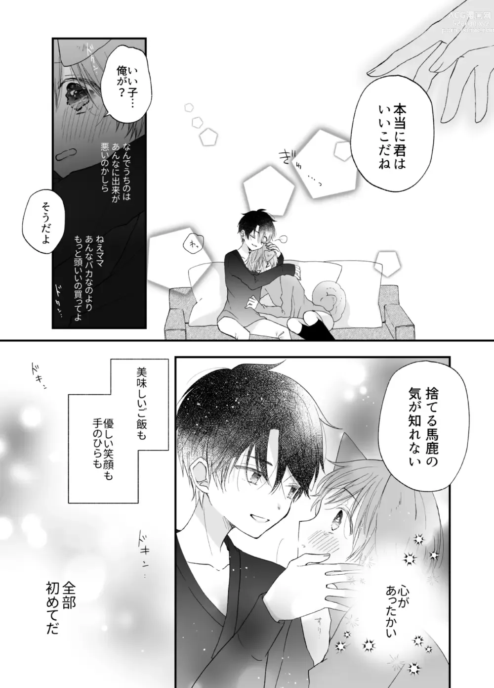 Page 10 of doujinshi Suterareta Kemonohito ga Hirowarete mesuka Choukyou de Pet ni naru hanashi