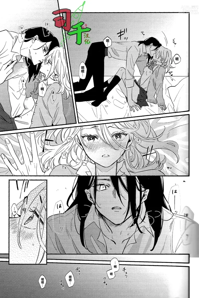 Page 16 of doujinshi Shinen nite Nibiiro ni Hikaru