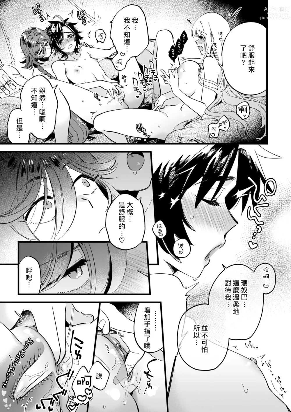 Page 14 of doujinshi なかよし女冒険者はひみつの特訓をしているらしい