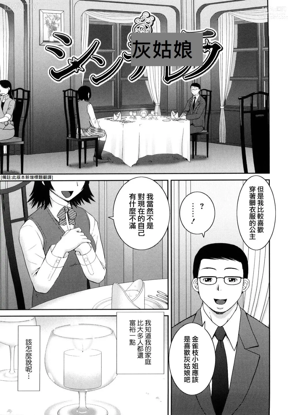 Page 162 of manga 文科露出愛好會、大小姐的玩具、灰姑娘、第一份工作