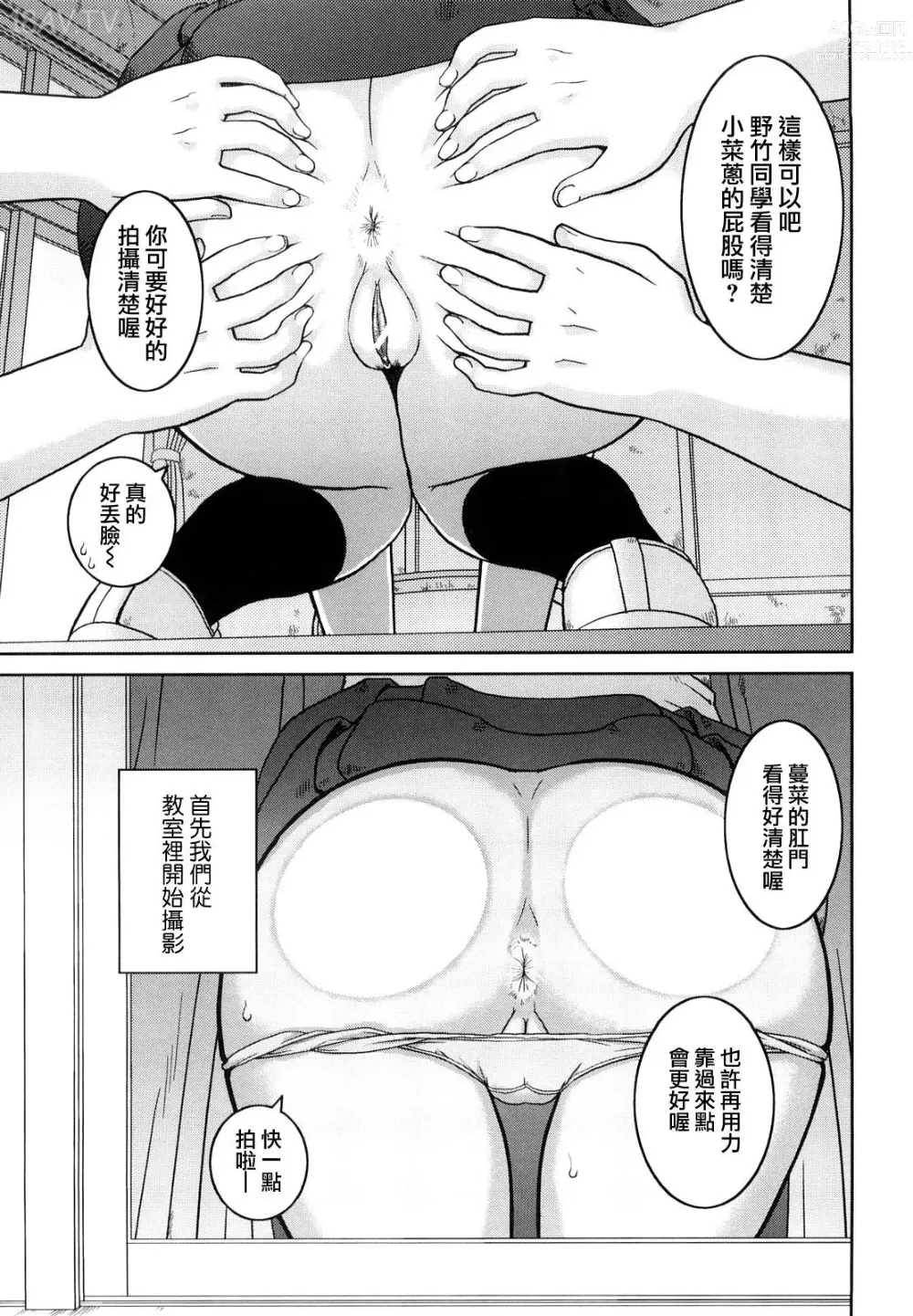 Page 77 of manga 文科露出愛好會、大小姐的玩具、灰姑娘、第一份工作