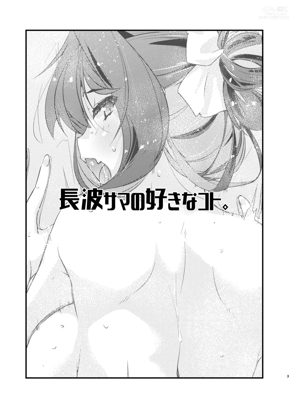 Page 3 of doujinshi Naganami-sama no Suki na Koto.