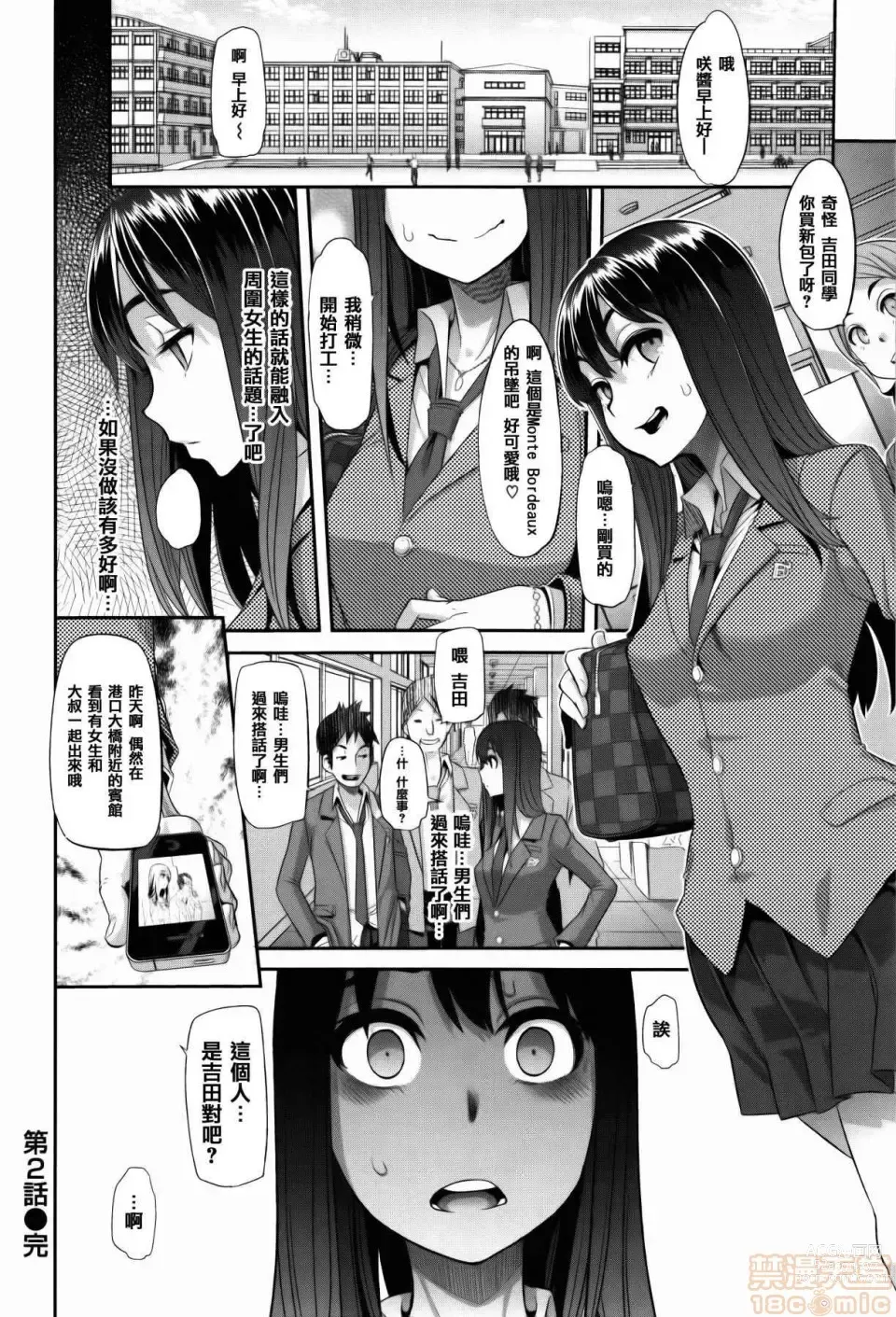 Page 64 of manga Henshin