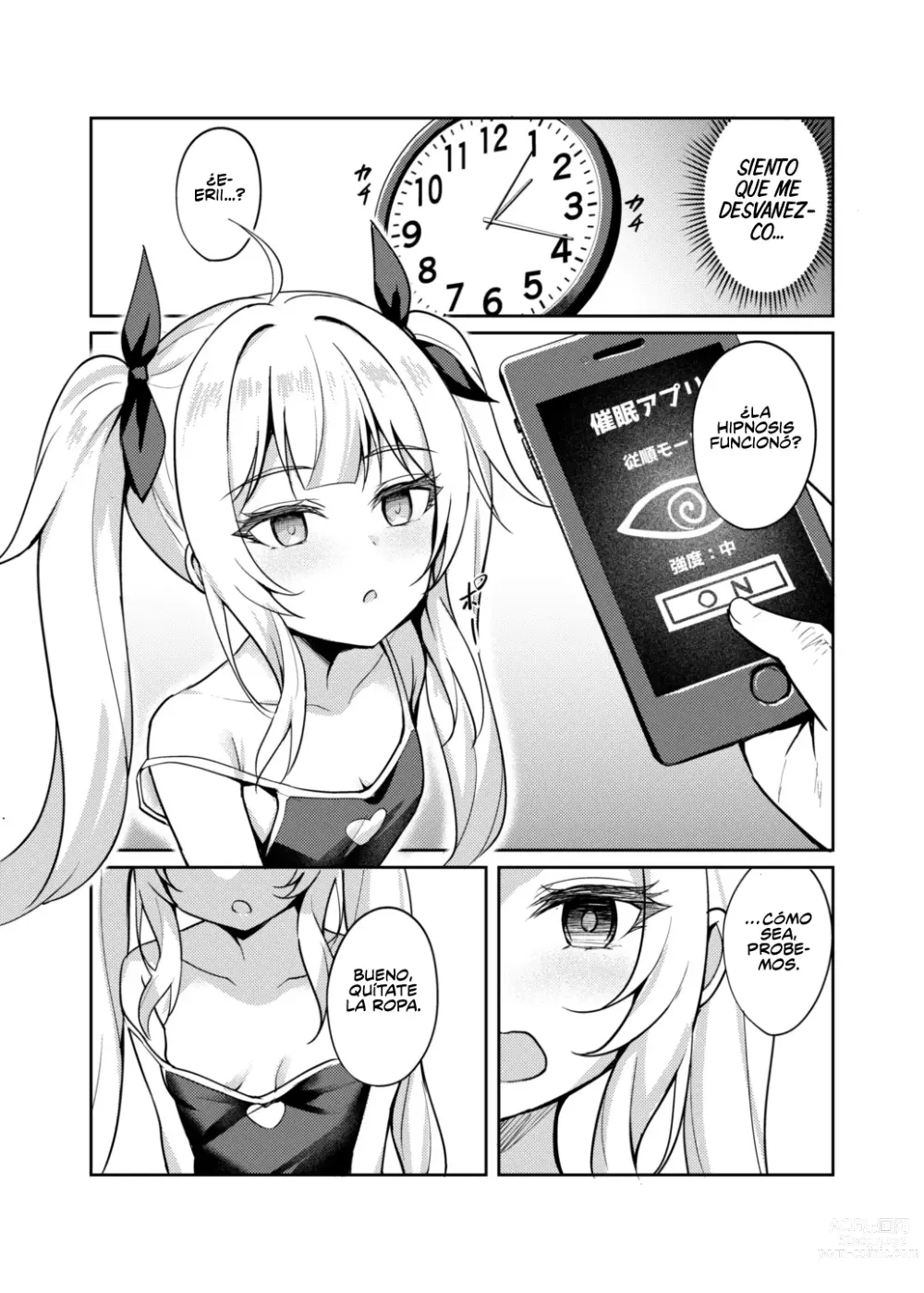 Page 9 of doujinshi Hipnotice a la Mocosa Para que Fuera una Puta Obediente