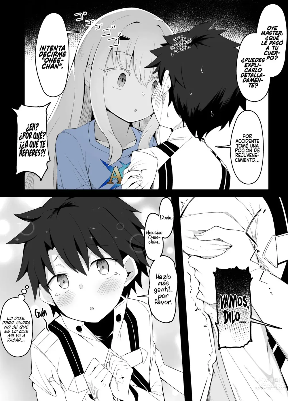 Page 1 of doujinshi Dekiai Onee-chan Mode ga Kakusei shite Shimatta Melusine