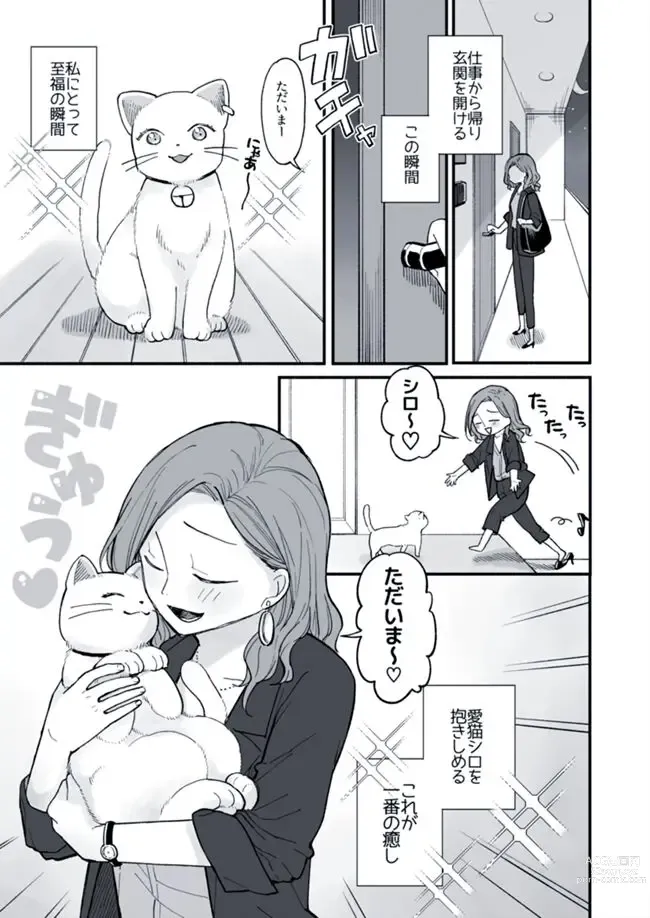 Page 1 of doujinshi OL no Onee-san to Neko no Hanashi