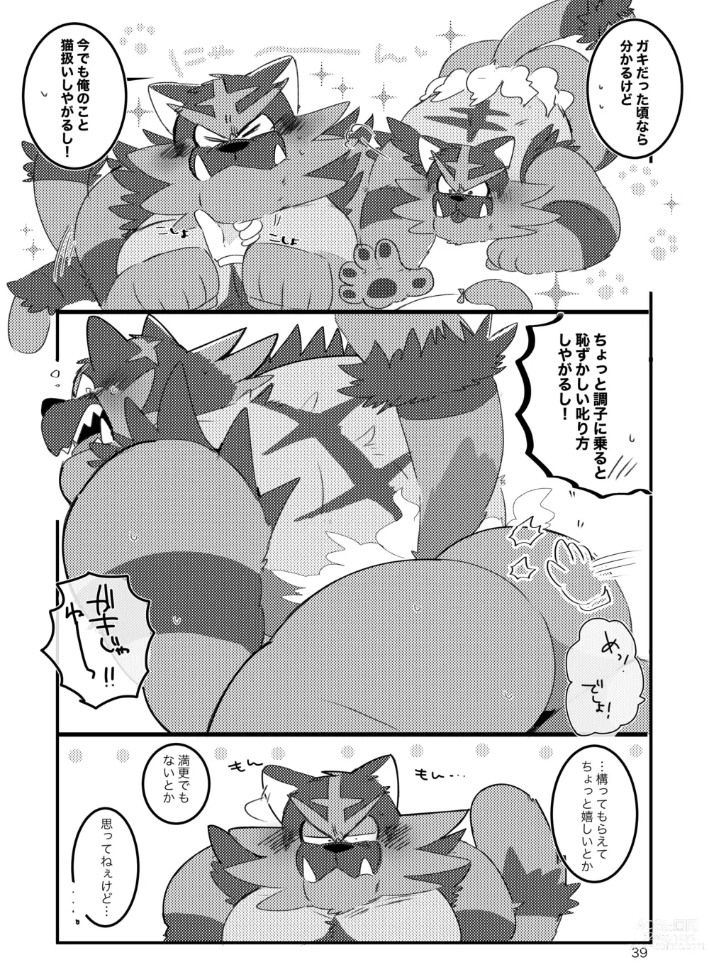 Page 38 of doujinshi Shakunetsu Cat Fight! - Burning Cat Fight!