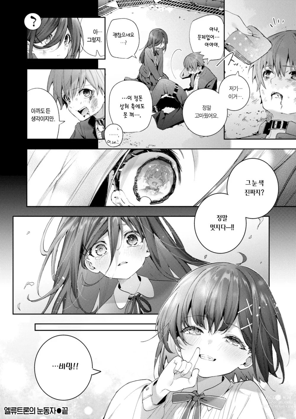 Page 28 of manga 엘류트론의 눈동자 (decensored)