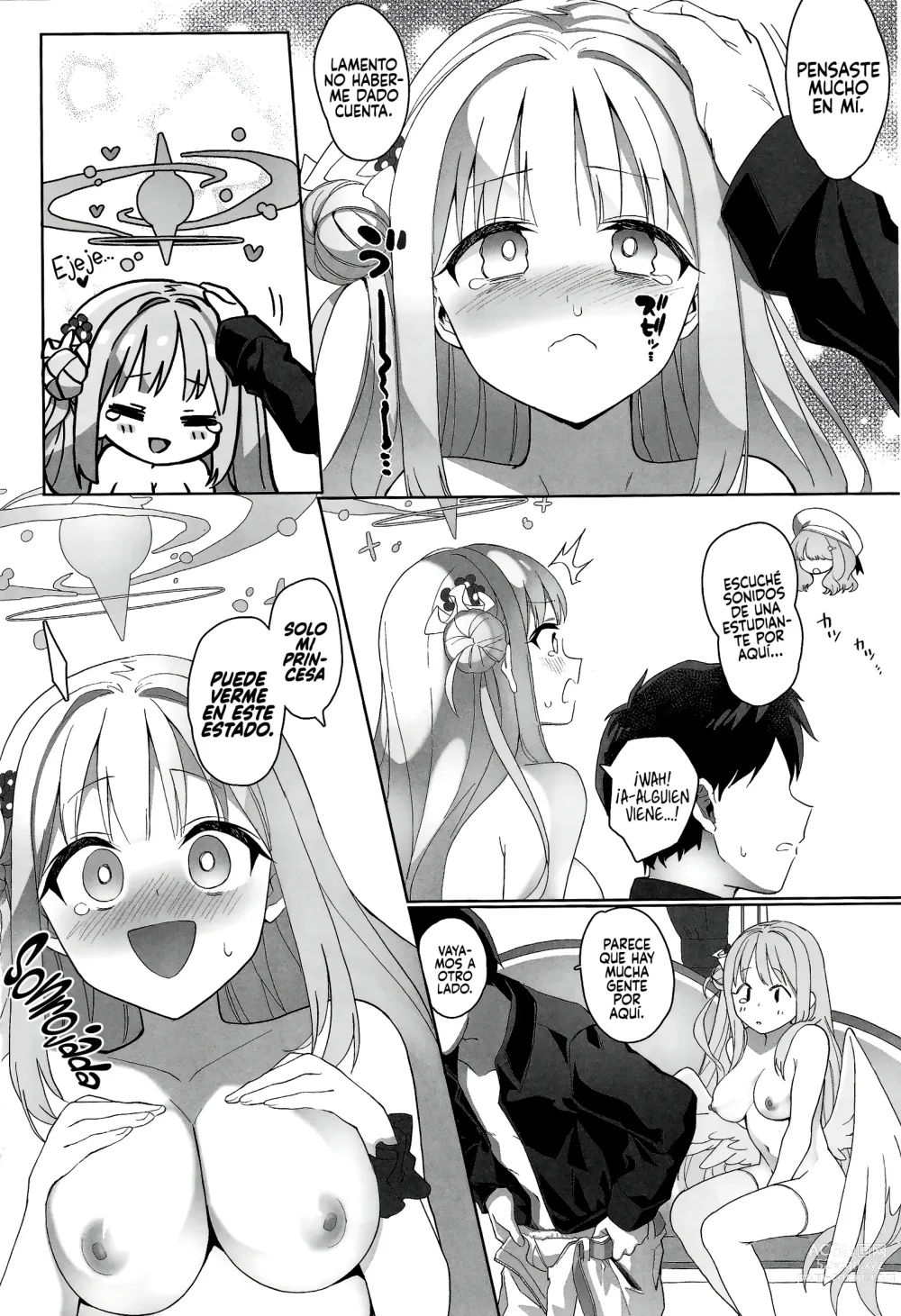 Page 17 of doujinshi Bukiyou na Ohime-sama wa Ouji-sama ni Aisaretai