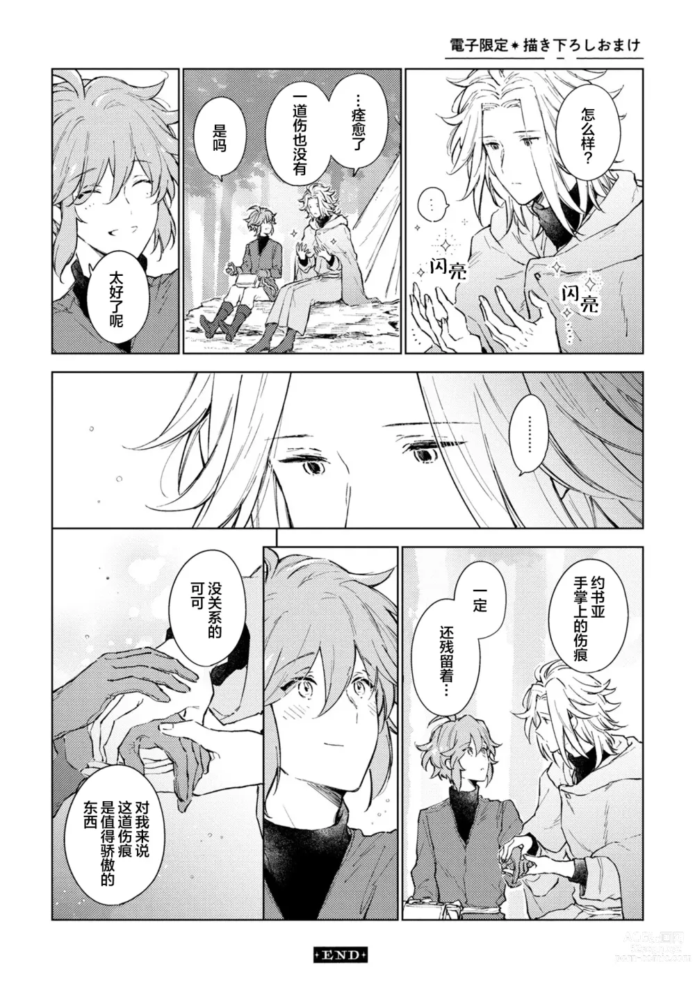 Page 196 of manga 炼金术师与青蓝之灯