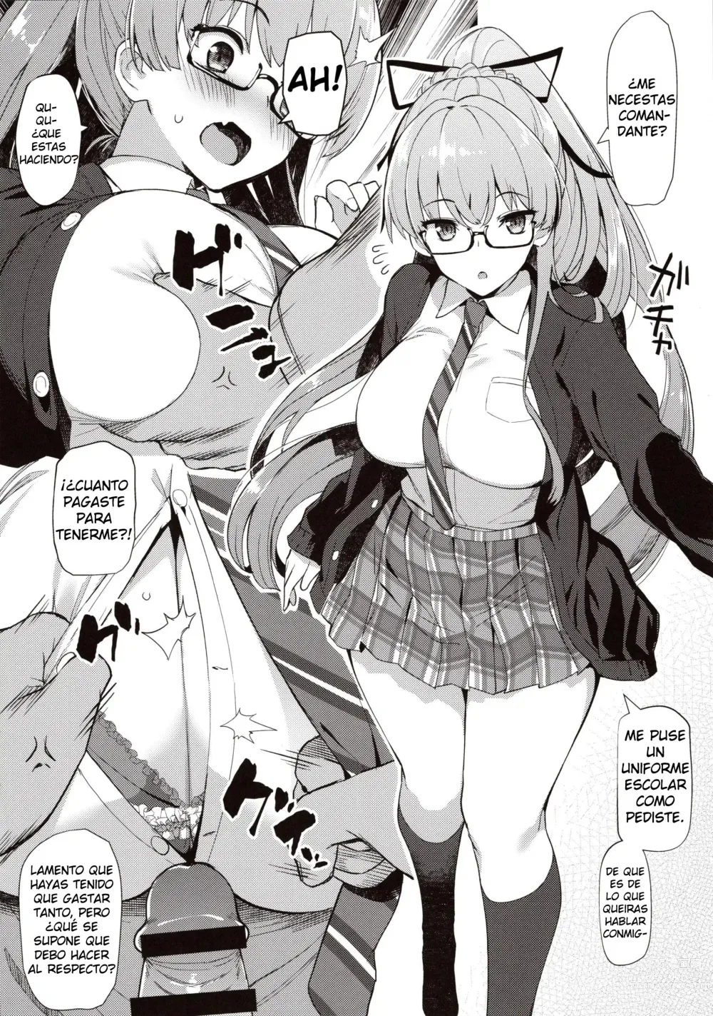 Page 9 of doujinshi AzuLan Shikoshiko Bokou Seikatsu