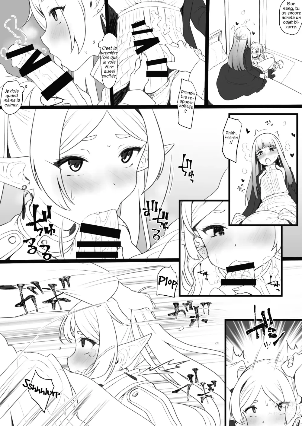 Page 2 of doujinshi Hen na Ocha Nonde Futanari ni Natta Fern x Frieren